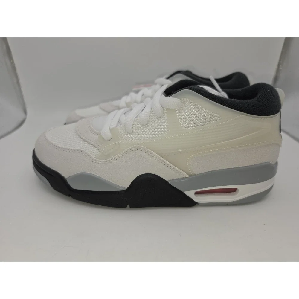 Air Jordan 4 RM GS White Infrared (Size 6Y) - Brand New with Extra Laces & Box